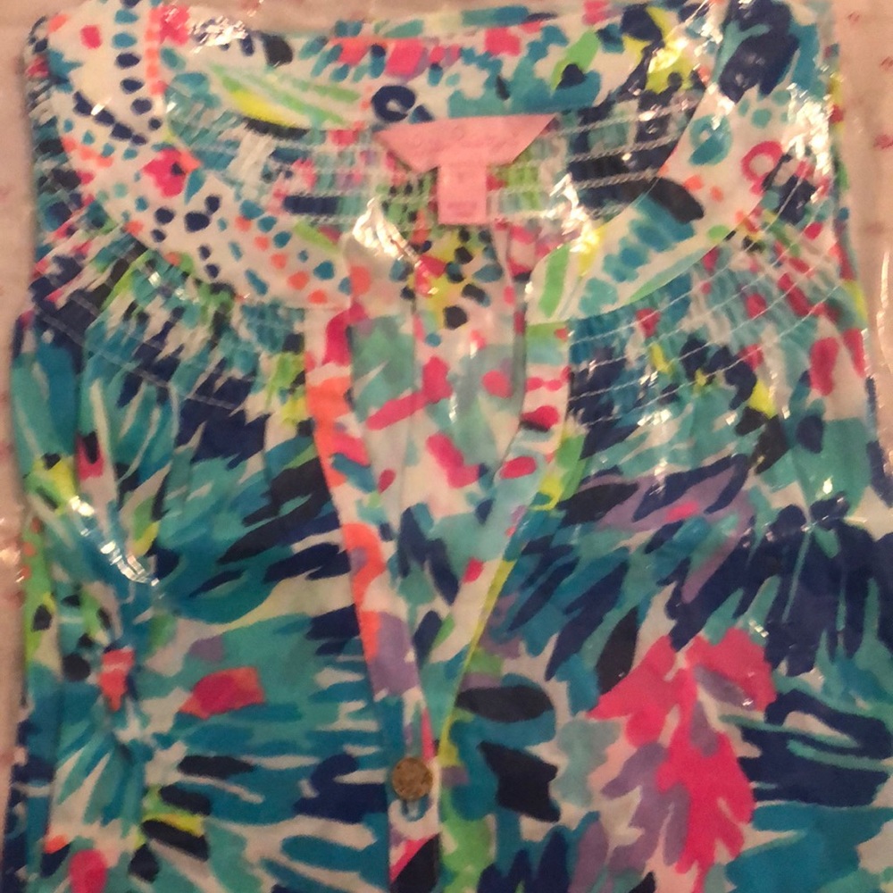 Lilly Pulitzer Elsa Silk Blouse